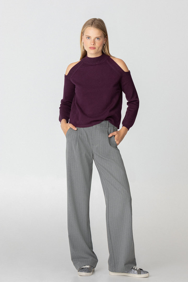 CAMISOLA COM ABERTURAS DE LUREX