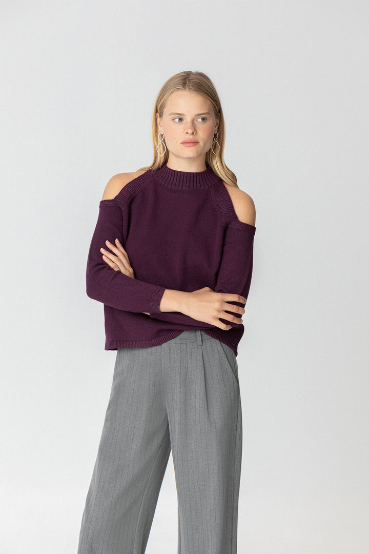 CAMISOLA COM ABERTURAS DE LUREX