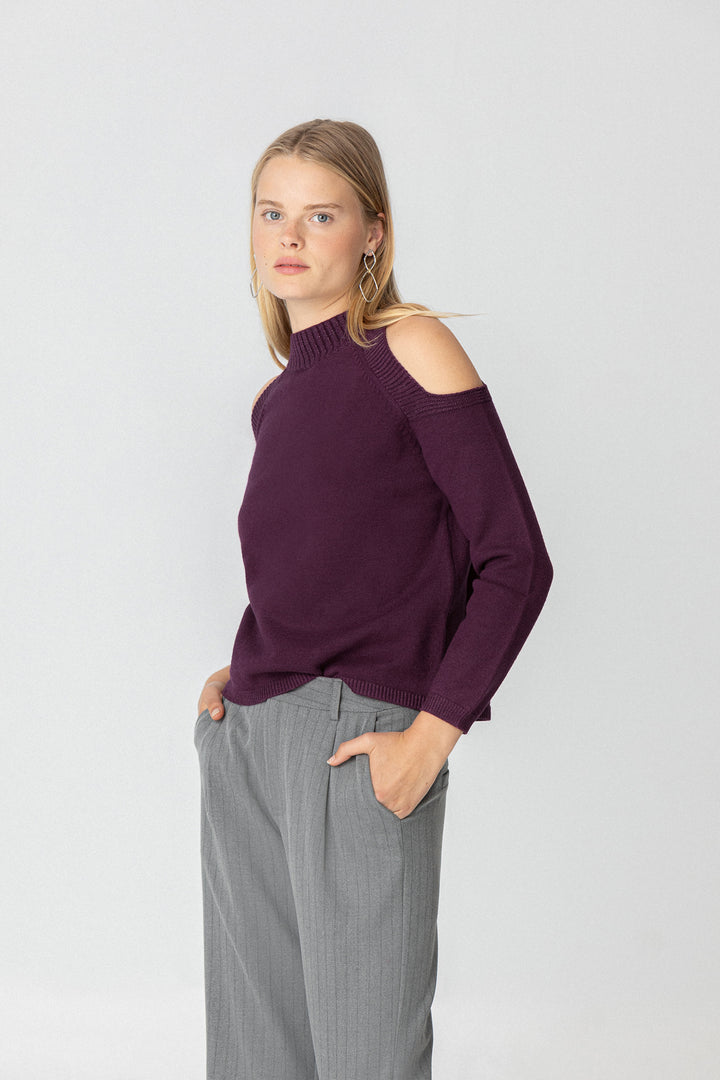 CAMISOLA COM ABERTURAS DE LUREX