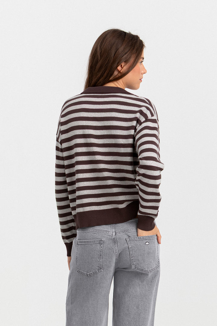 JERSEY CUELLO POLO RAYAS