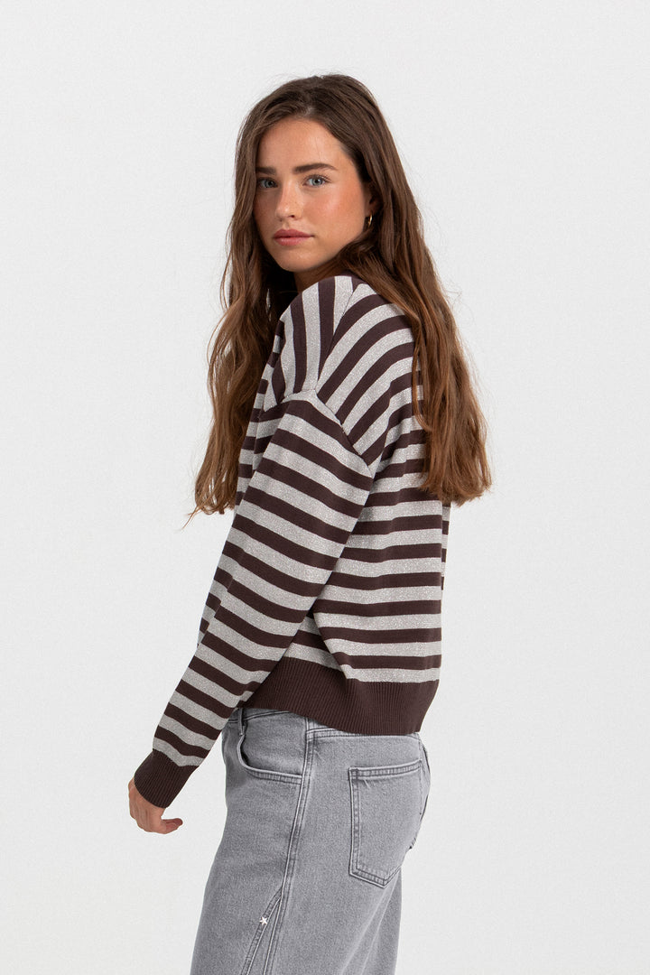 JERSEY CUELLO POLO RAYAS
