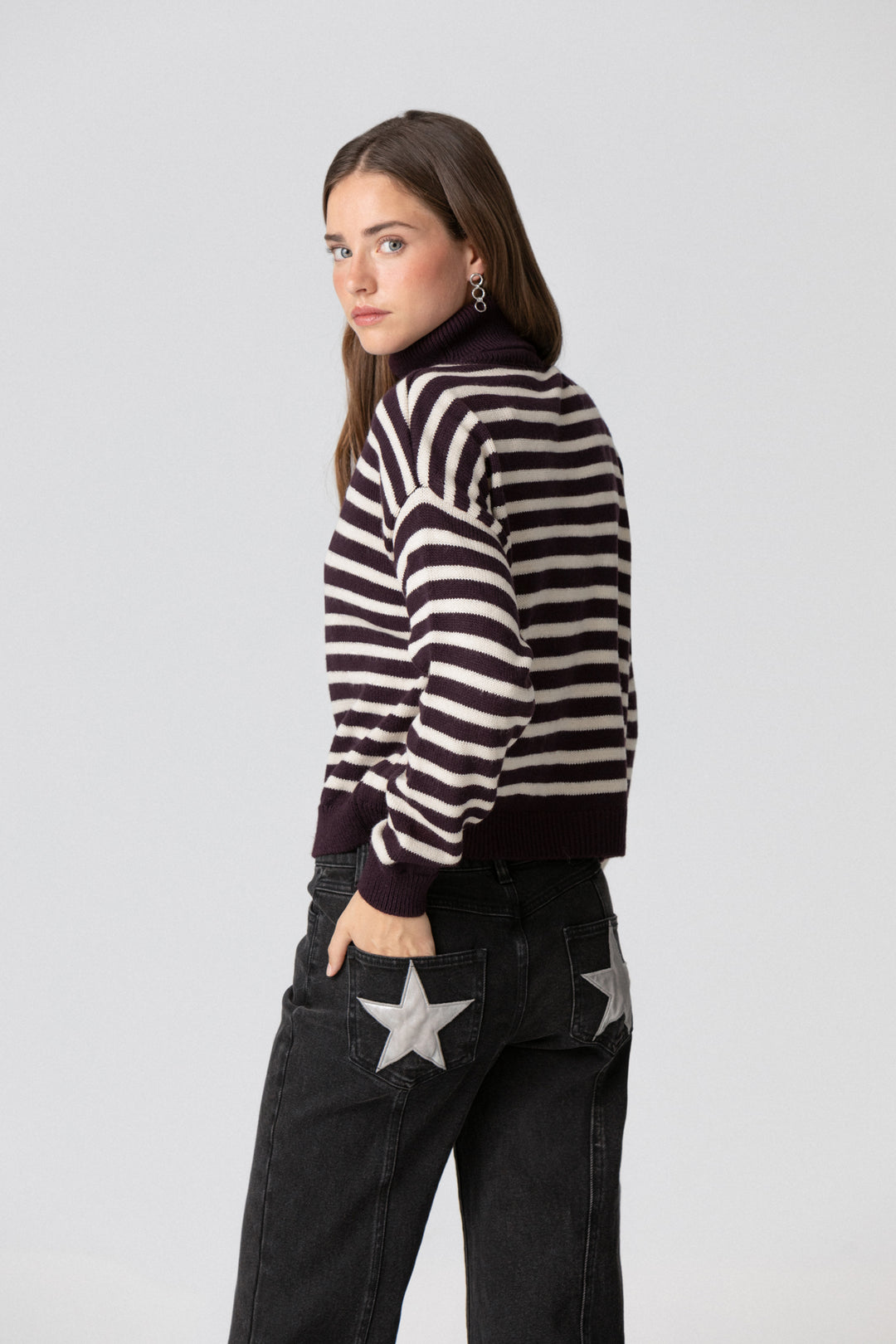 SWEATER LISTRADO VIRADO