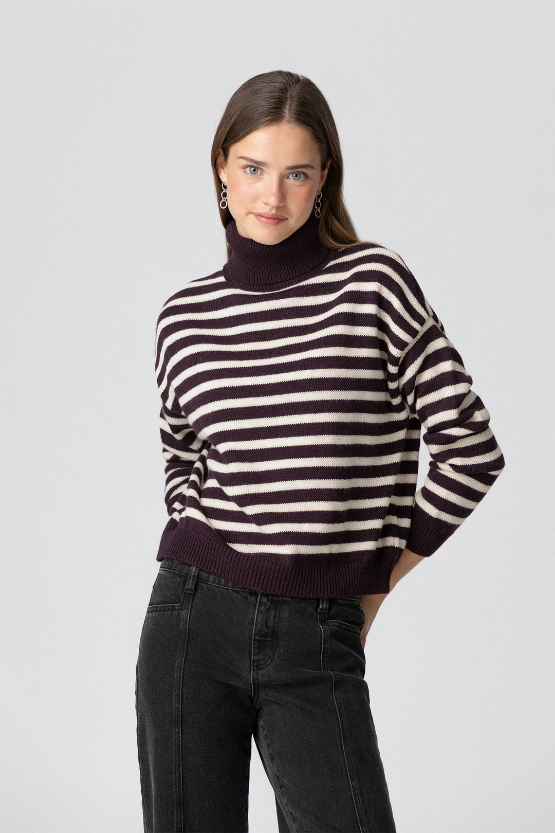 SWEATER LISTRADO VIRADO