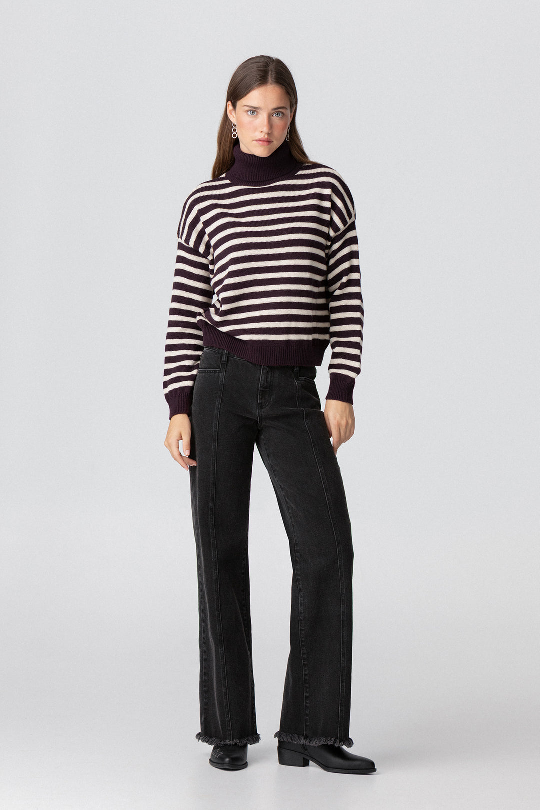 SWEATER LISTRADO VIRADO