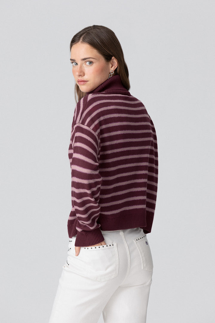 JERSEY CUELLO VUELTO RAYAS