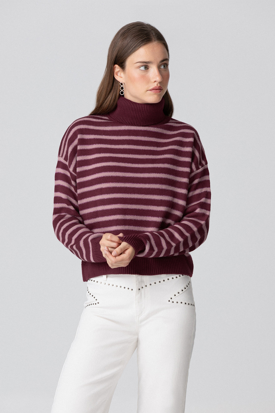 JERSEY CUELLO VUELTO RAYAS