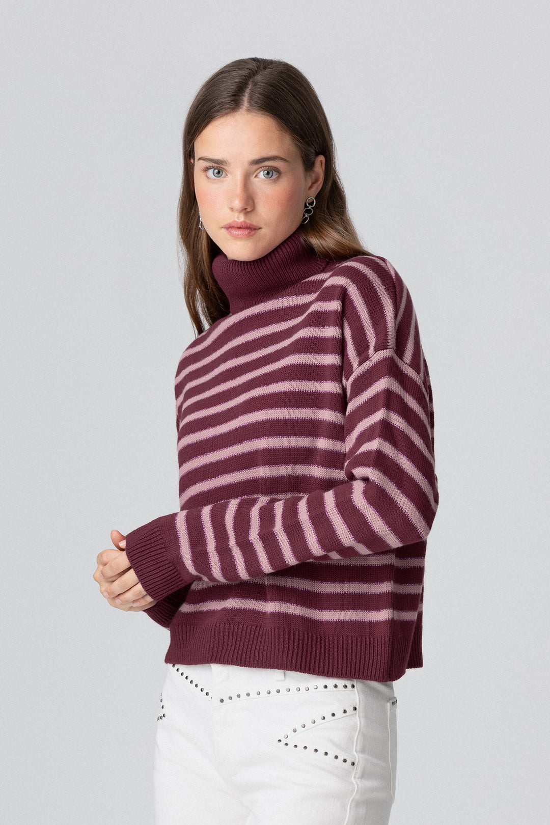 JERSEY CUELLO VUELTO RAYAS