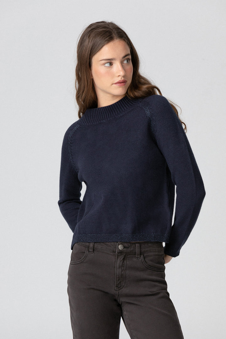 SWEATER COM DETALHES EM LUREX