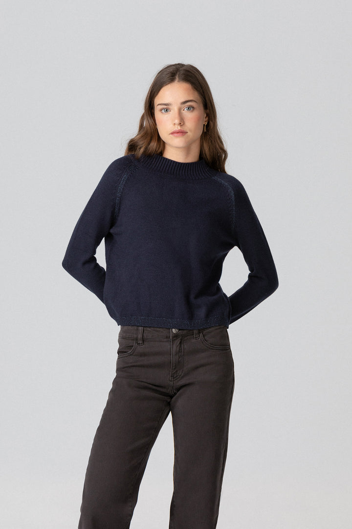 SWEATER COM DETALHES EM LUREX