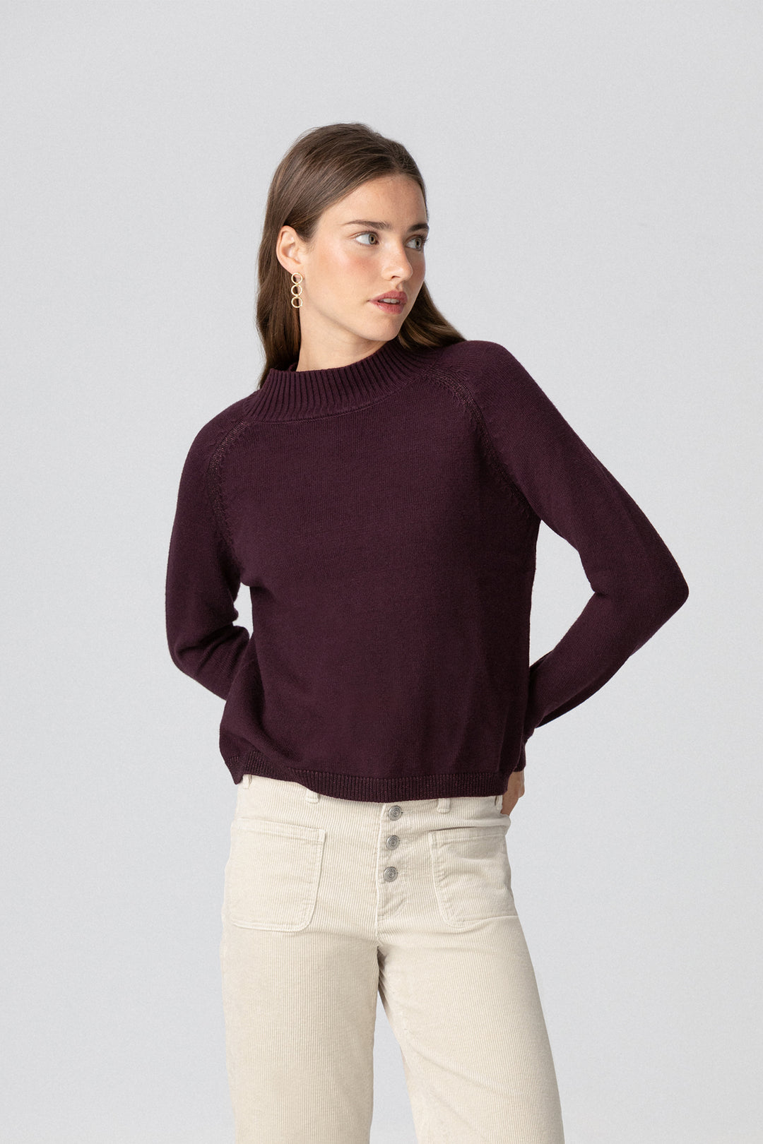 LUREX DETAIL SWEATER