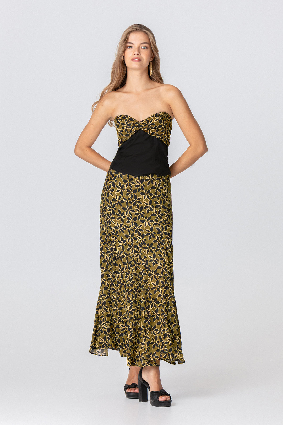 FALDA MIDI GODETS CASILDA