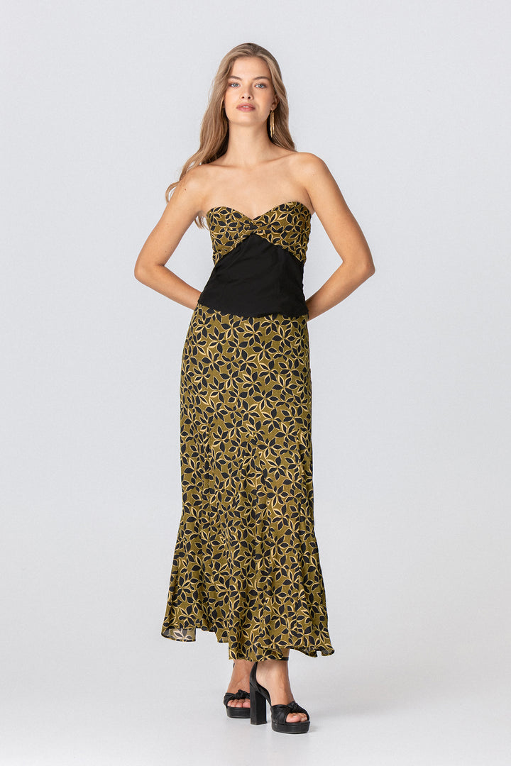 FALDA MIDI GODETS CASILDA