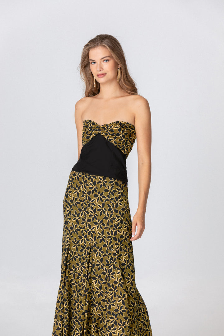 FALDA MIDI GODETS CASILDA