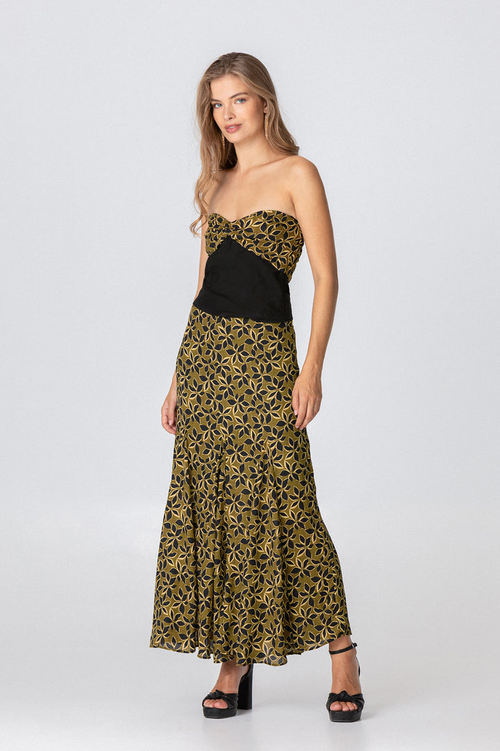 FALDA MIDI GODETS CASILDA