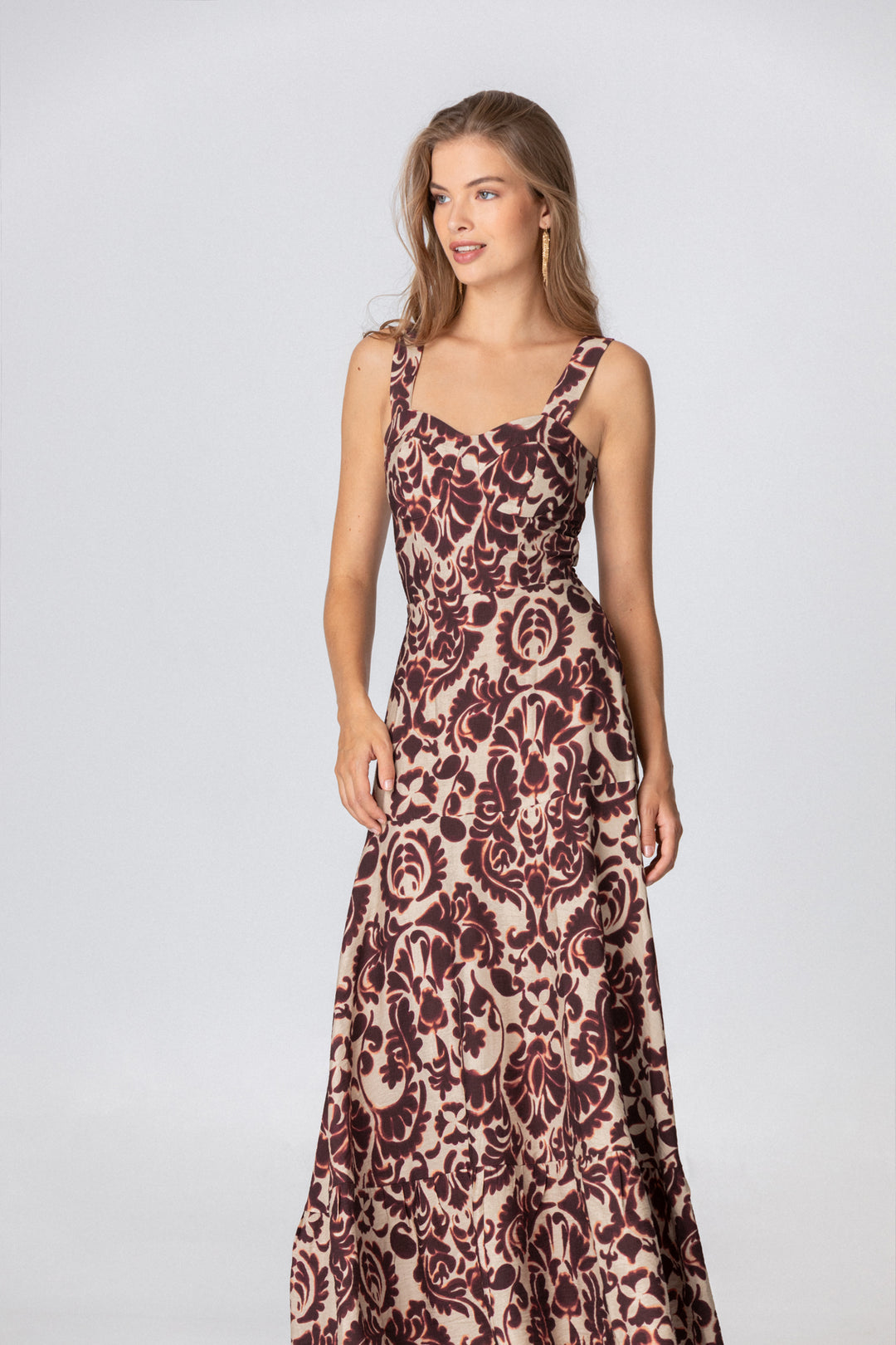 CASILDA MIDI CORSET DRESS