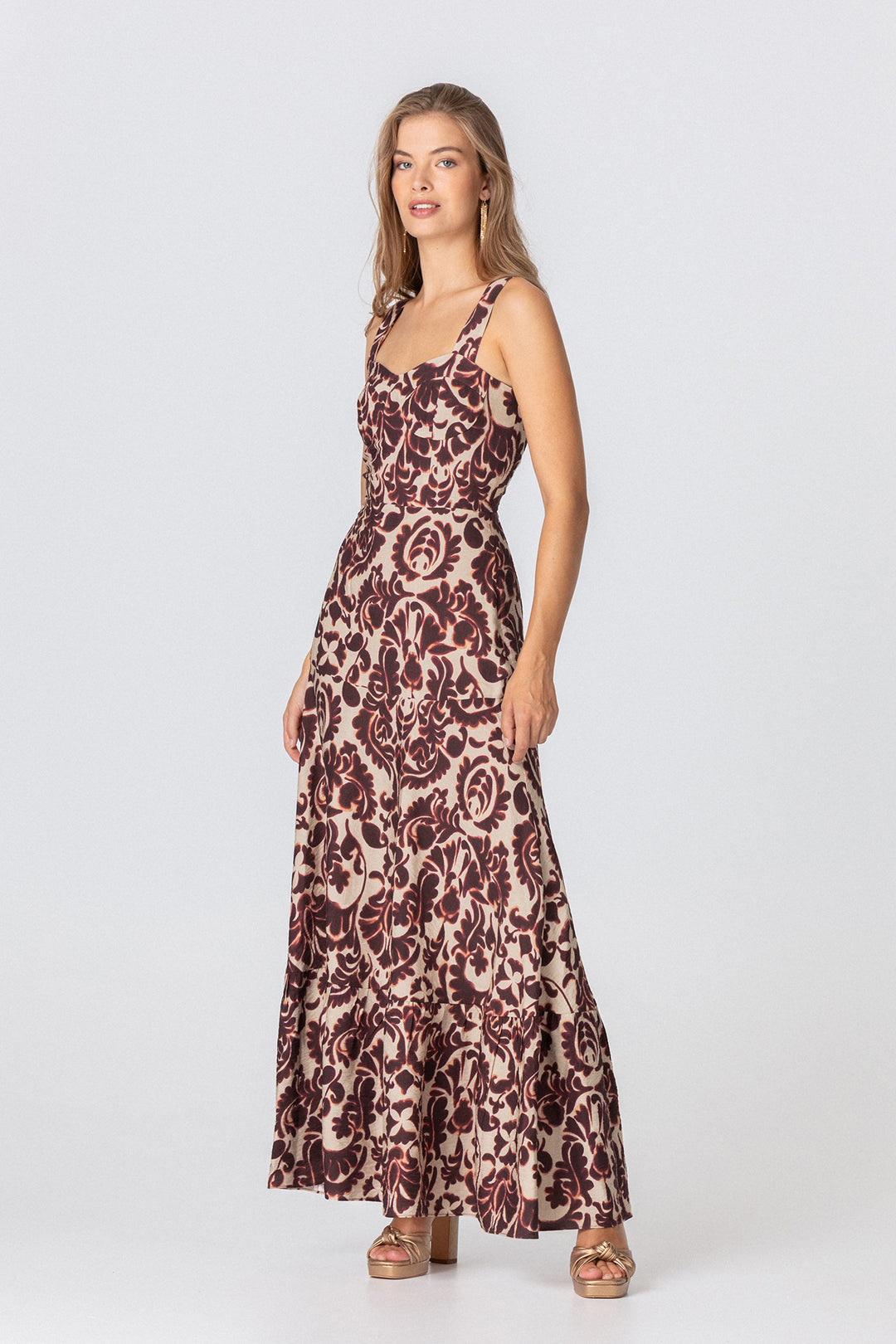 CASILDA MIDI CORSET DRESS