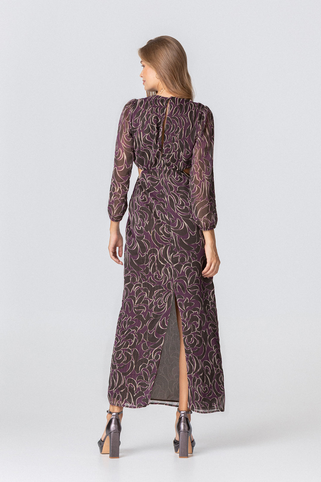 CUT OUT INES MIDI DRESS