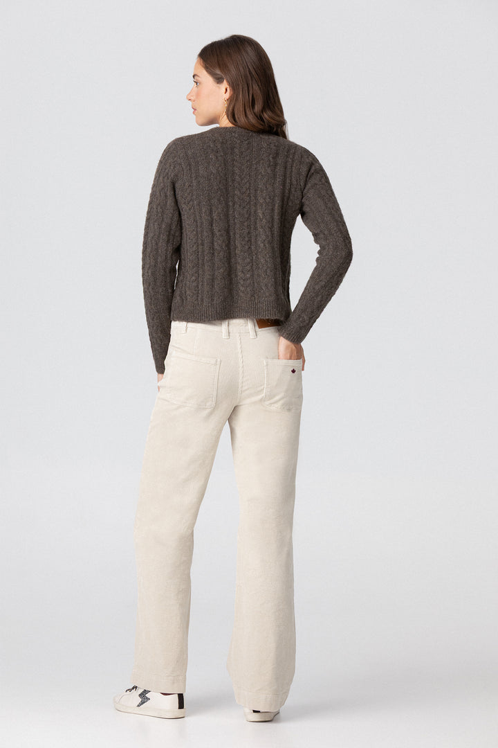 PANTALON PANA CULOTTE BOLSILLOS