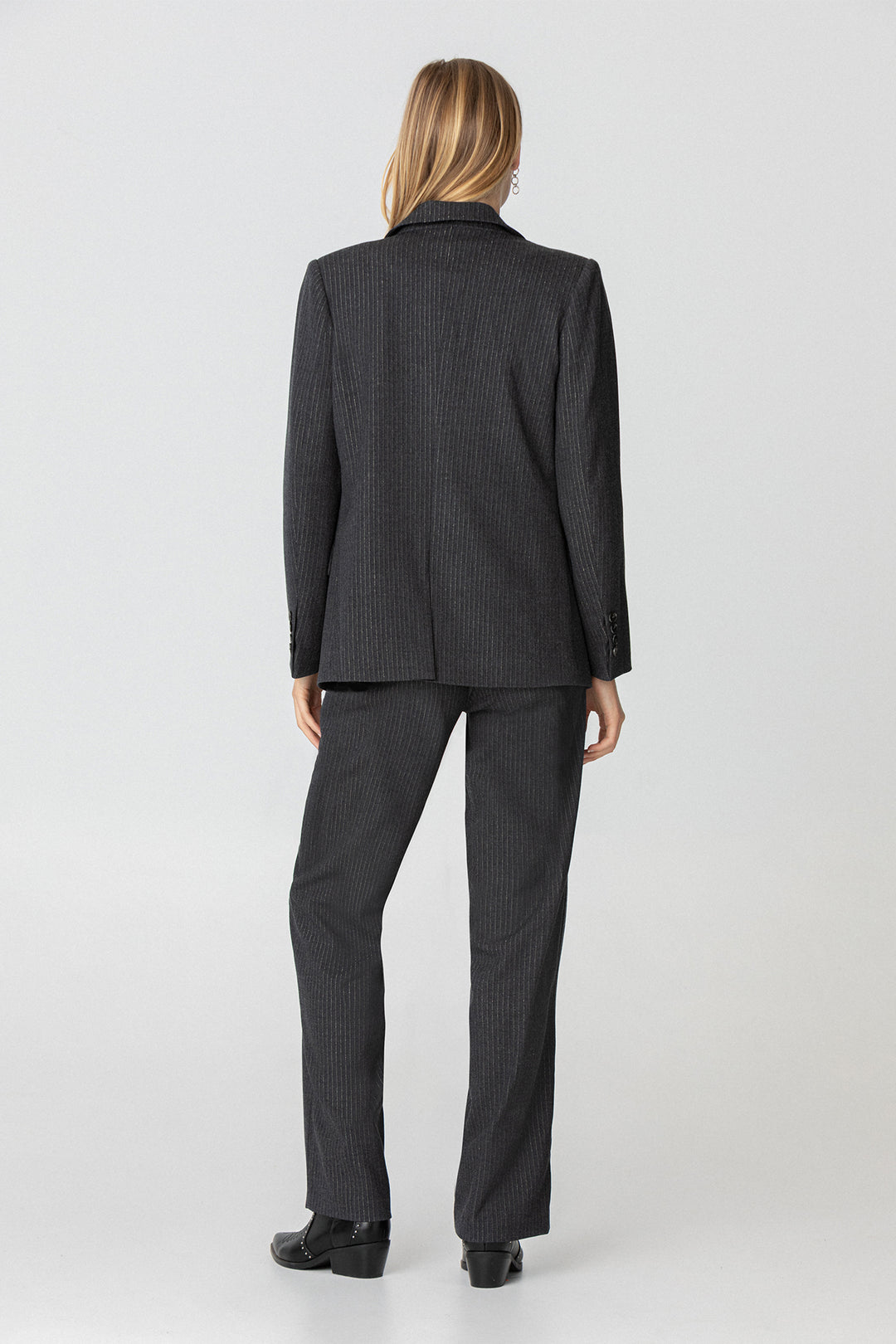 PANTALON RECTO RAYAS LUREX