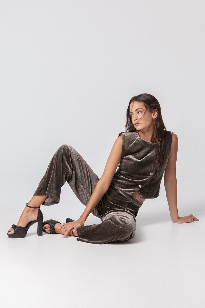 PANTALON RECTO TERCIOPELO