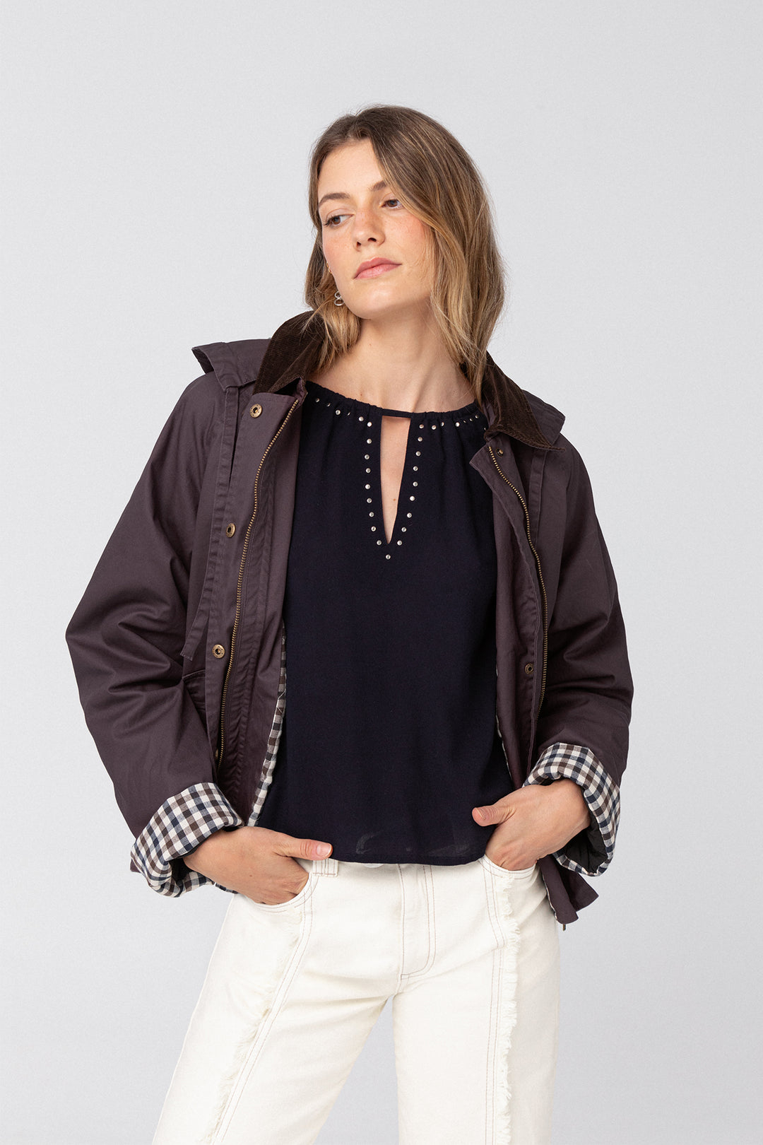 WATERPROOF PARKA WITH HOOD