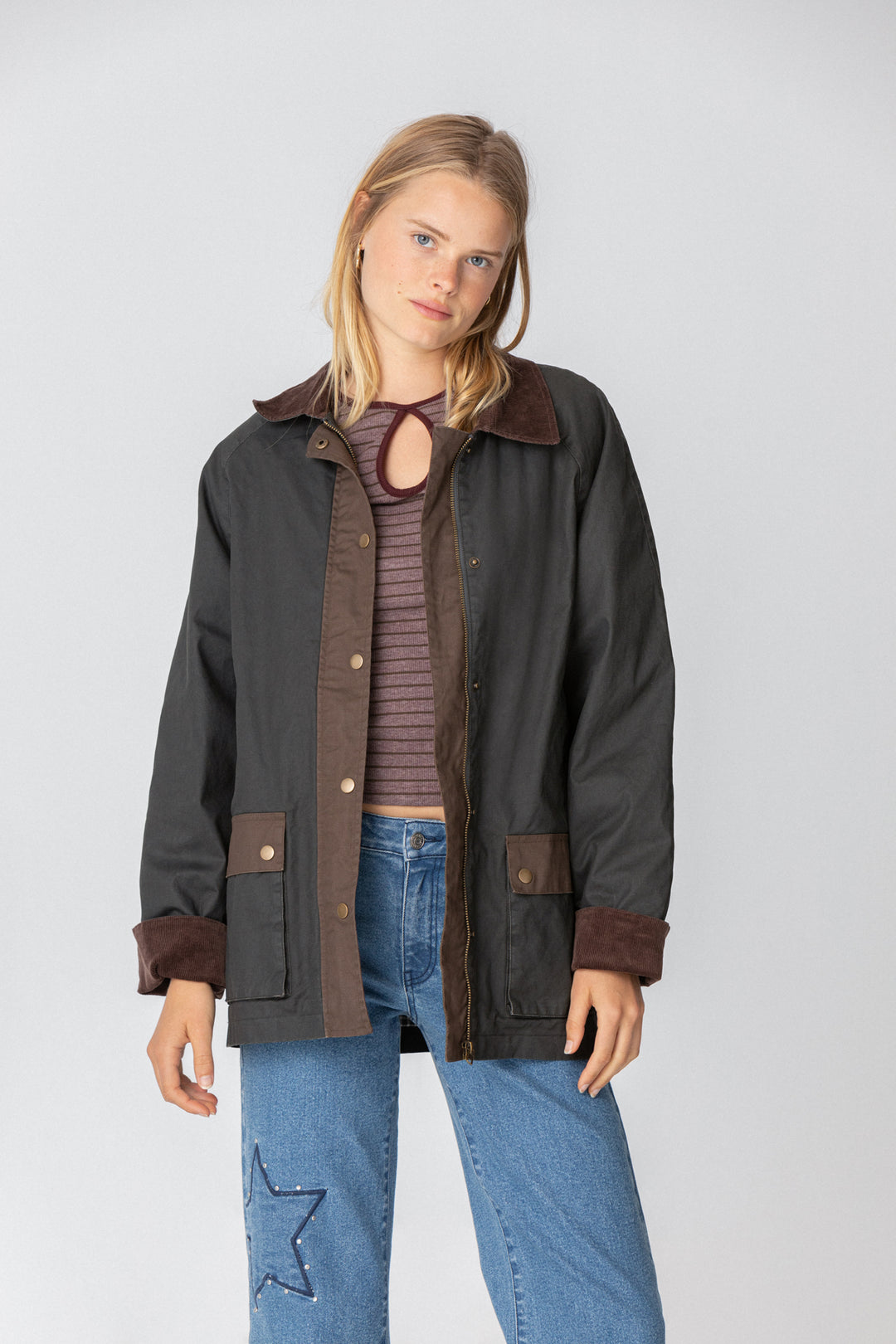 CONTRAST WATERPROOF PARKA