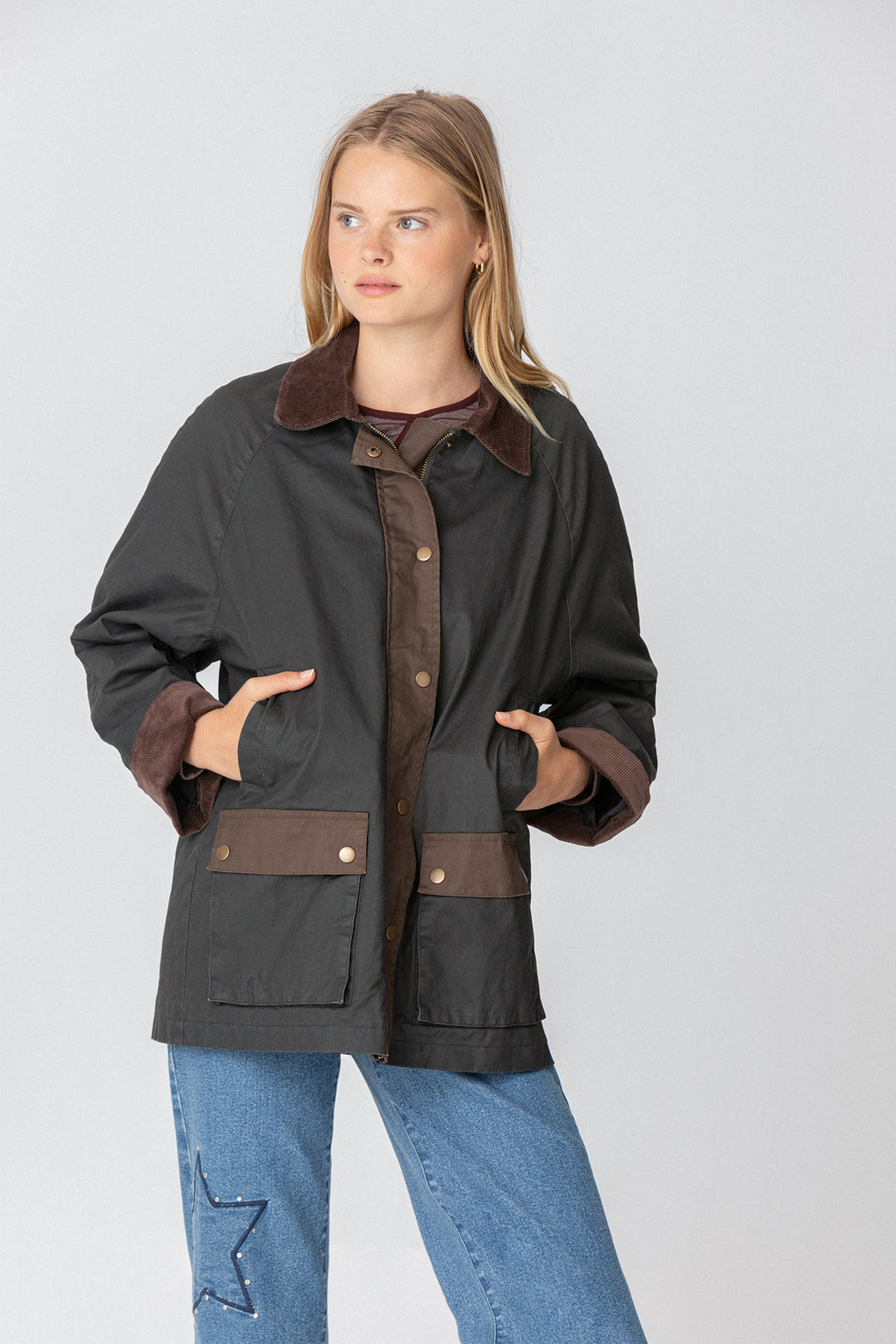 CONTRAST WATERPROOF PARKA