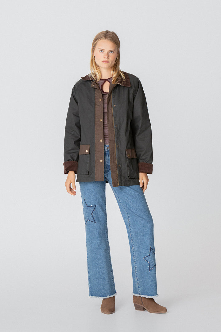 CONTRAST WATERPROOF PARKA