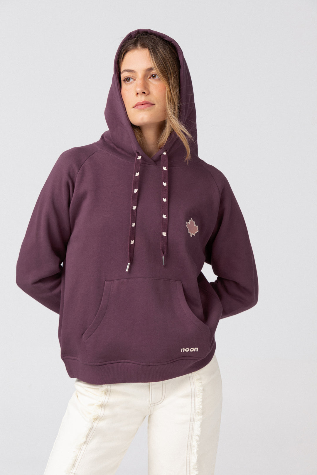 SUDADERA CAPUCHA HOJA