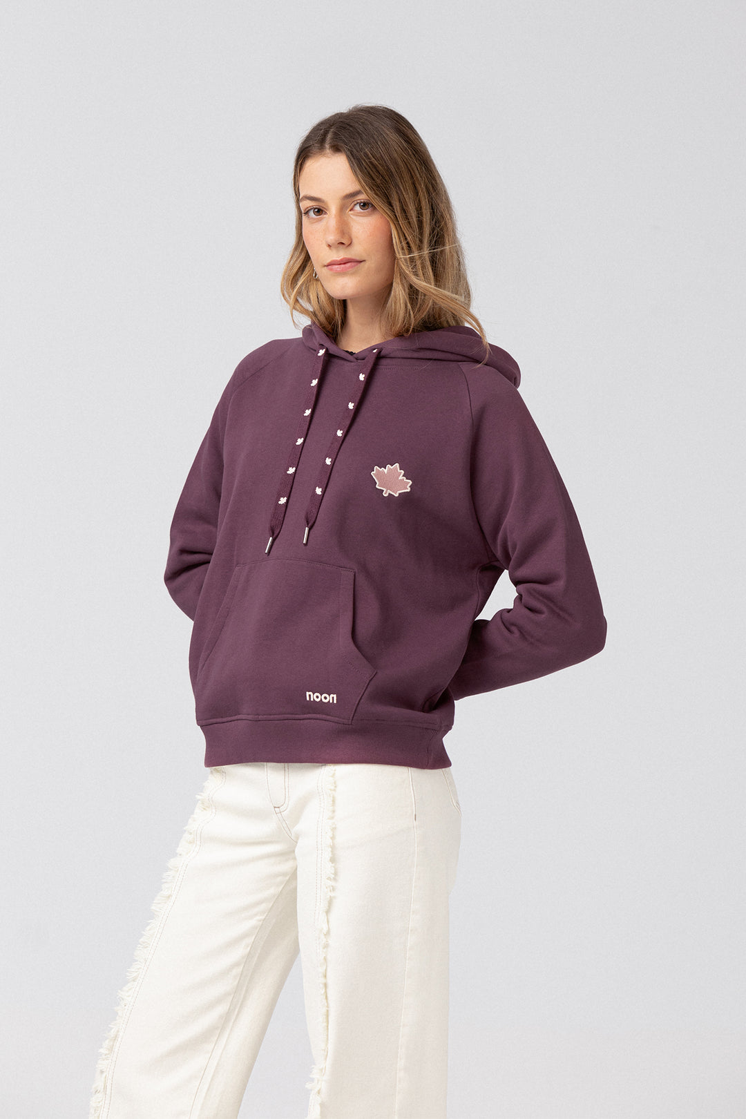 SUDADERA CAPUCHA HOJA