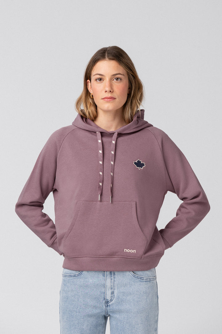 SUDADERA CAPUCHA HOJA