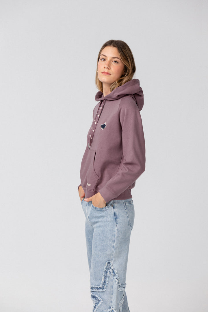 SUDADERA CAPUCHA HOJA