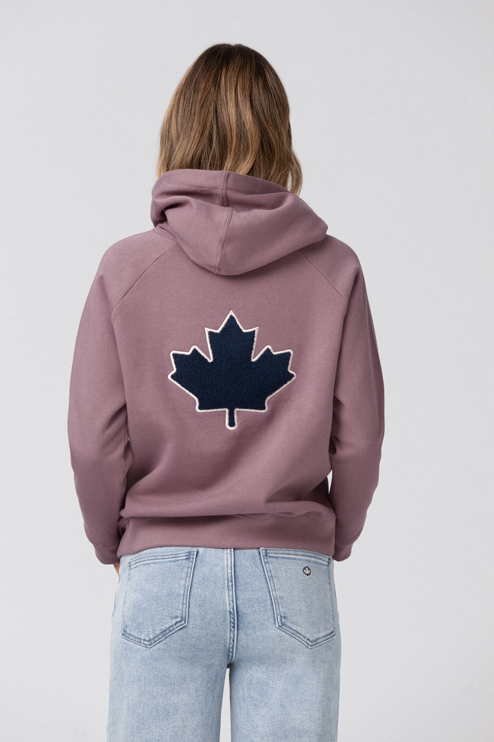 SUDADERA CAPUCHA HOJA