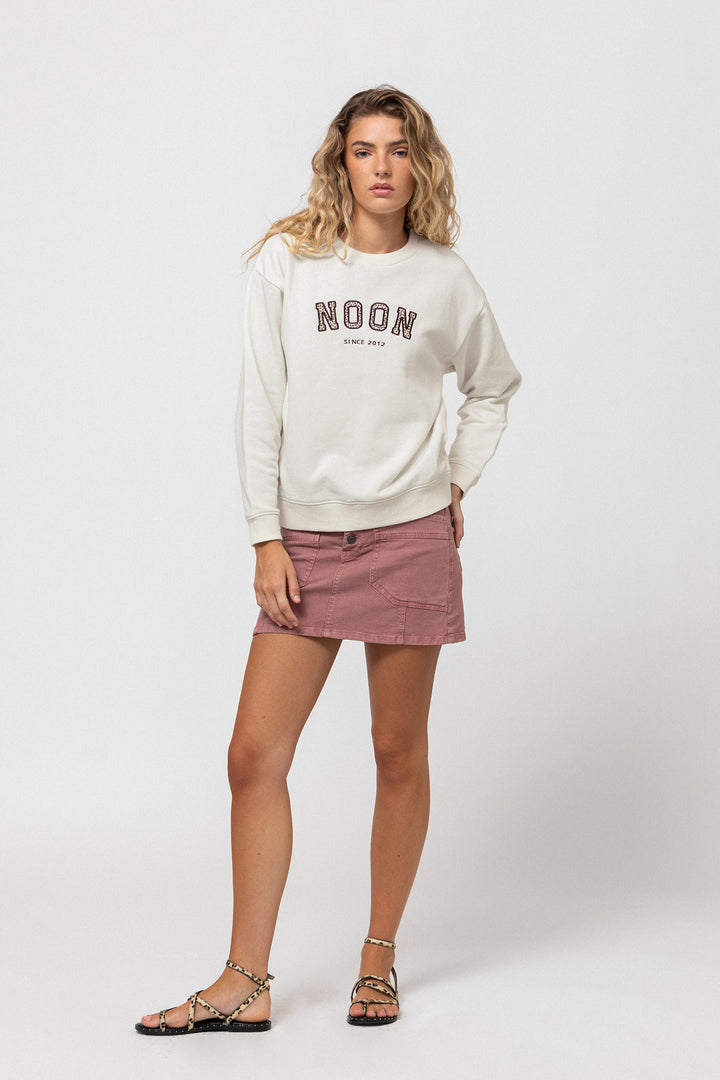 SUDADERA LEOPARDO LOGO