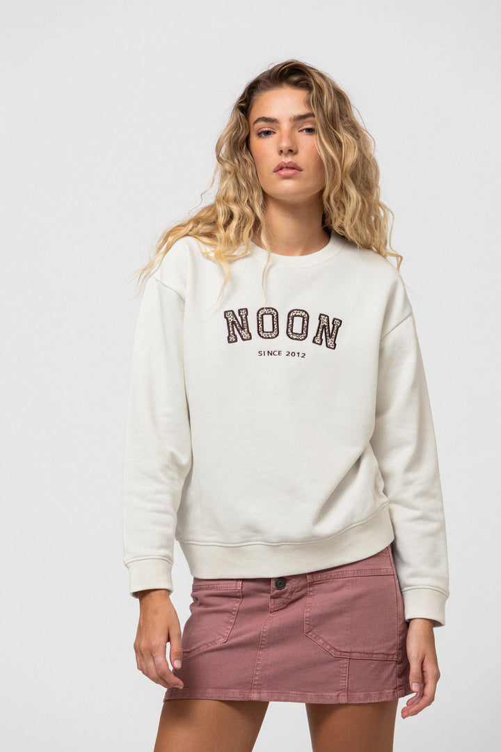 SUDADERA LEOPARDO LOGO