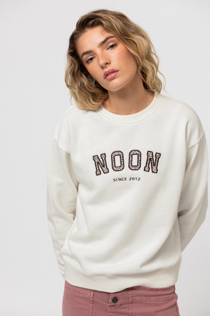 SUDADERA LEOPARDO LOGO