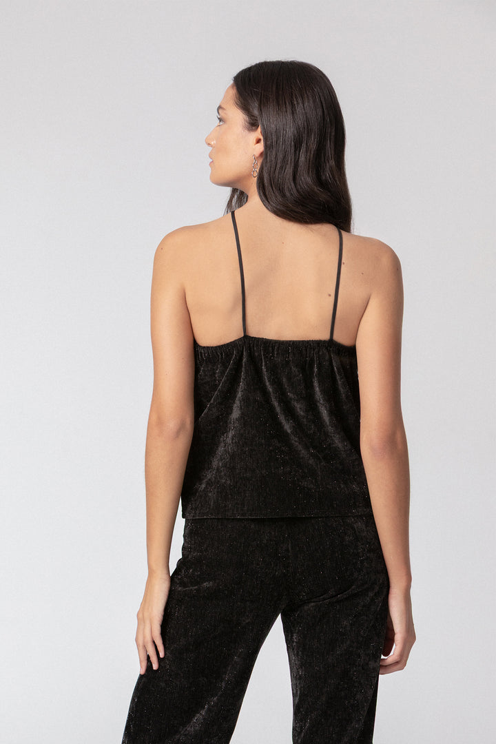 TOP ABERTURA TERCIOPELO