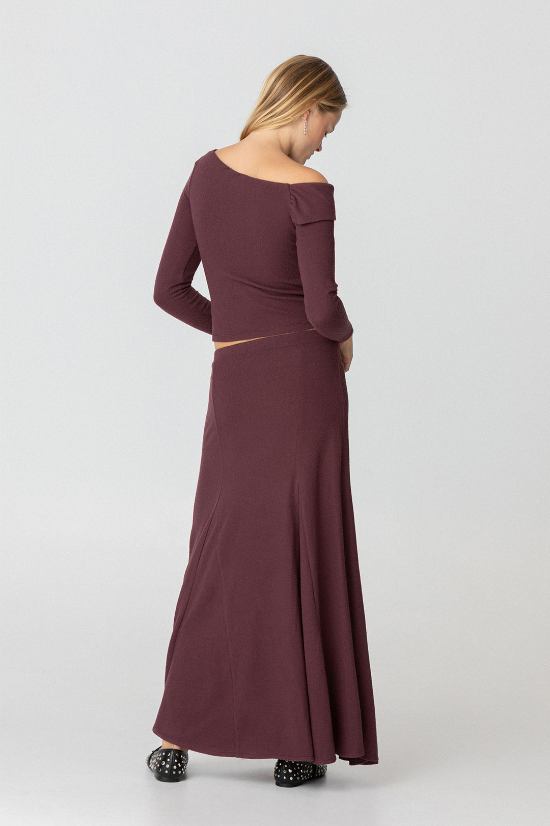 TOP ASIMETRICO EYELETS