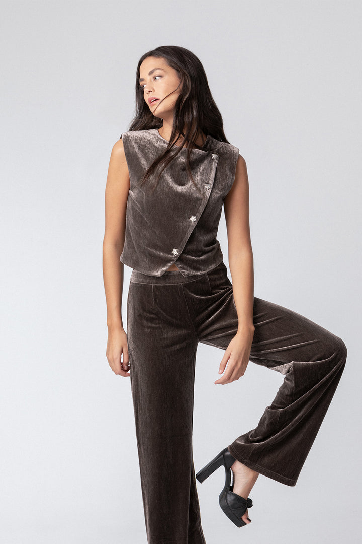 TOP BOTONES TERCIOPELO