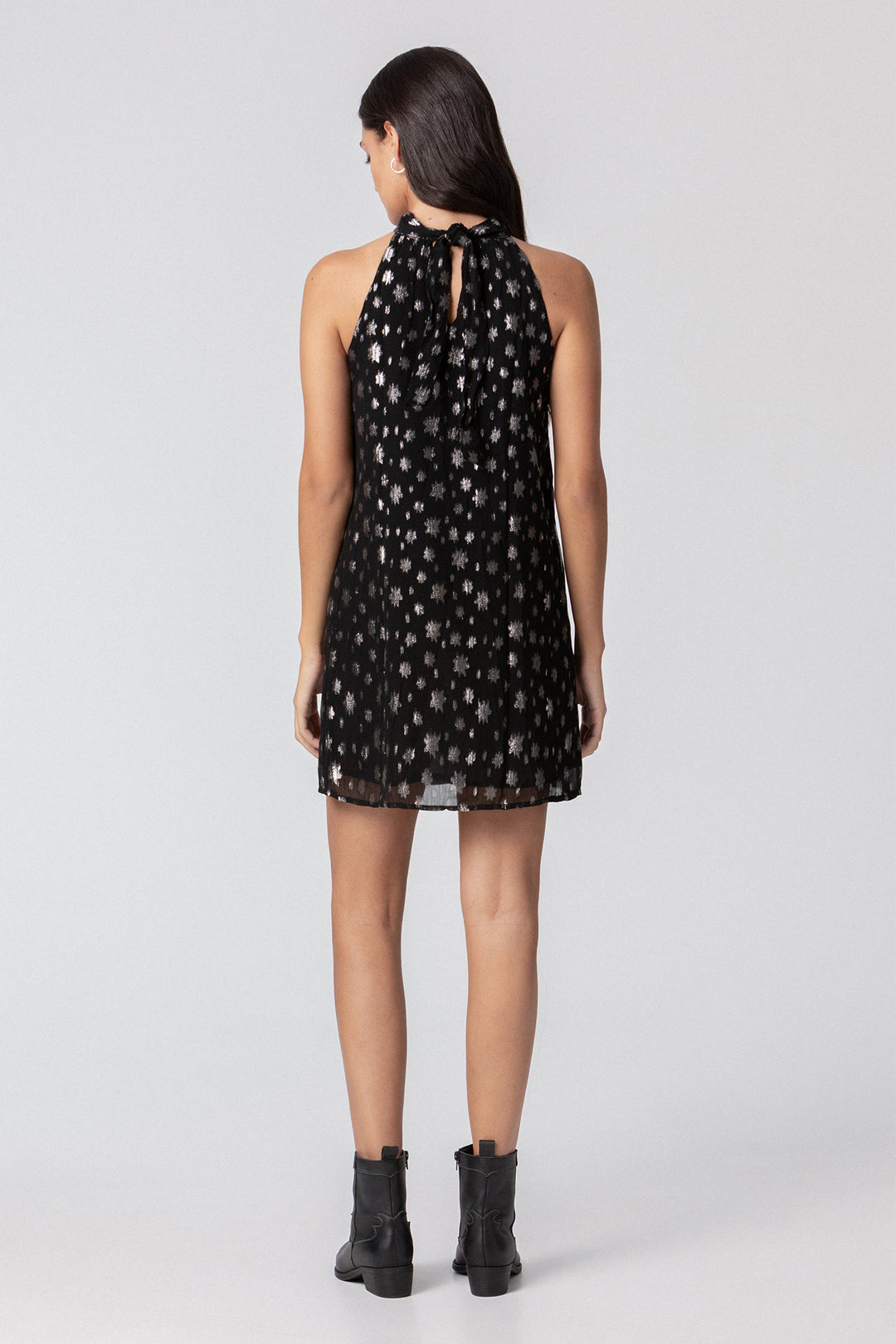 VESTIDO HALTER ESTRELLAS