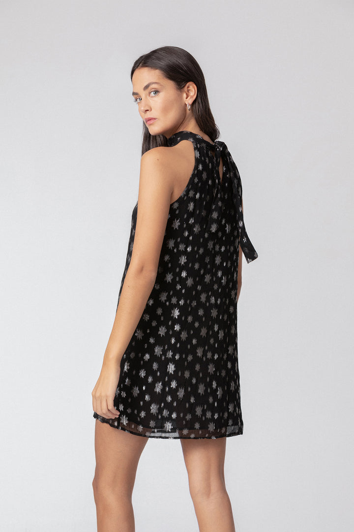 VESTIDO HALTER ESTRELLAS