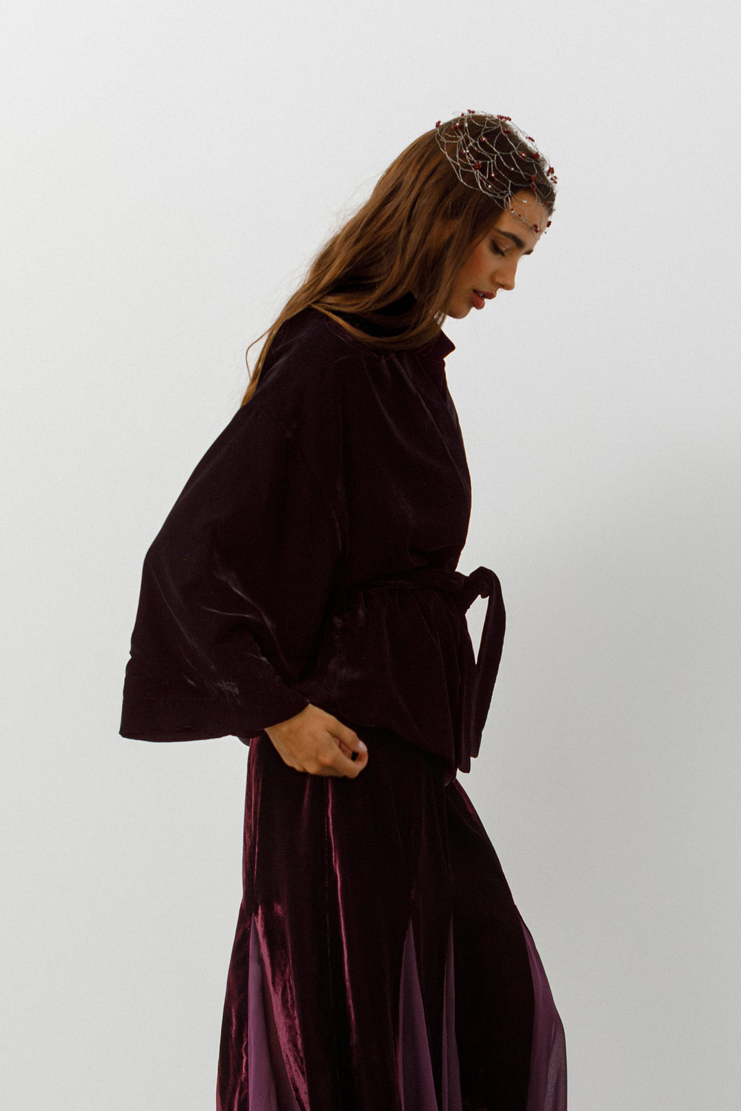 KIMONO CORTO TERCIOPELO
