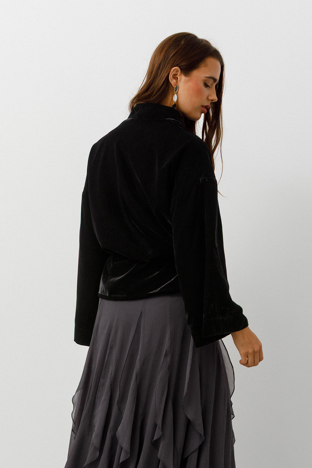 KIMONO CORTO TERCIOPELO