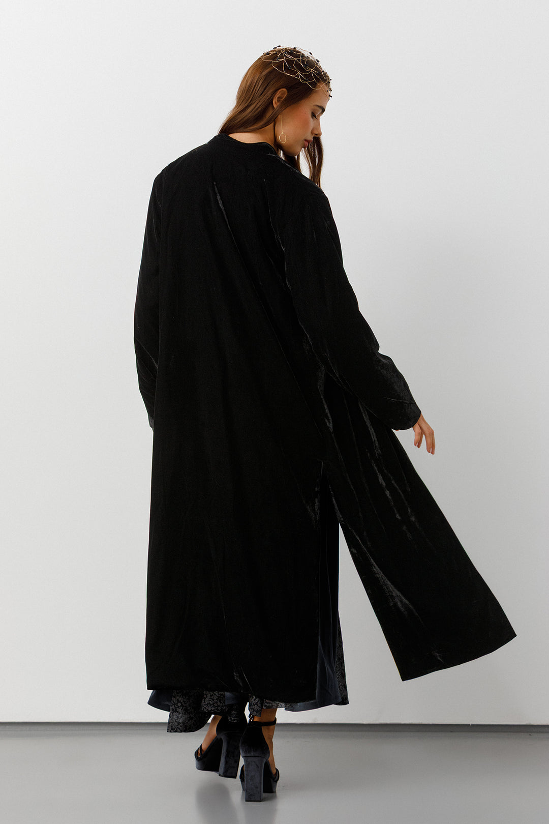 KIMONO LARGO TERCIOPELO
