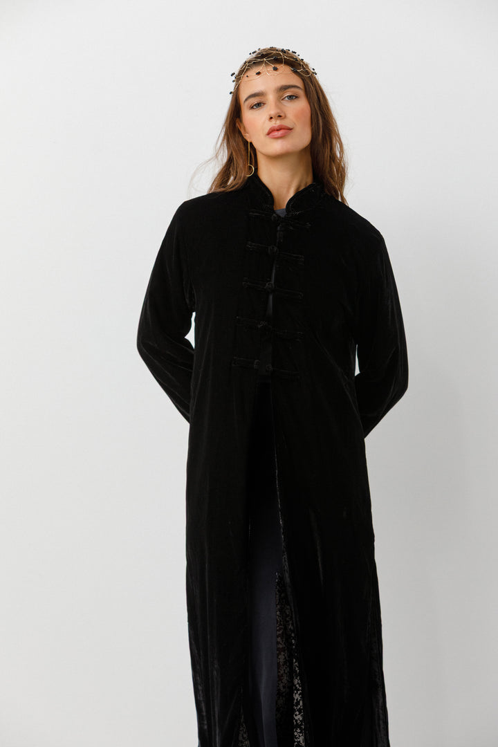 KIMONO LARGO TERCIOPELO
