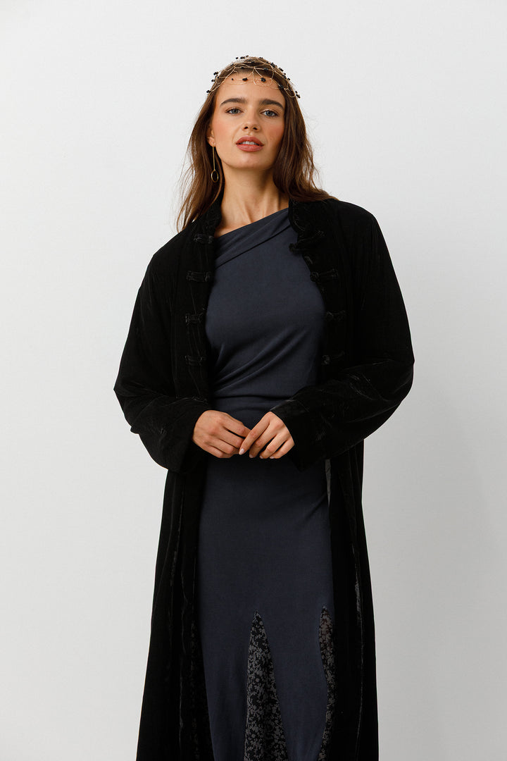 KIMONO LARGO TERCIOPELO