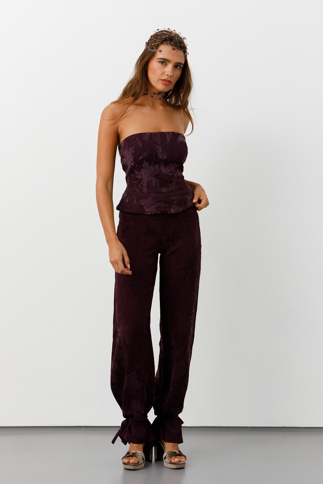 PANTALON RECTO EFECTO BOMBACHO ISI