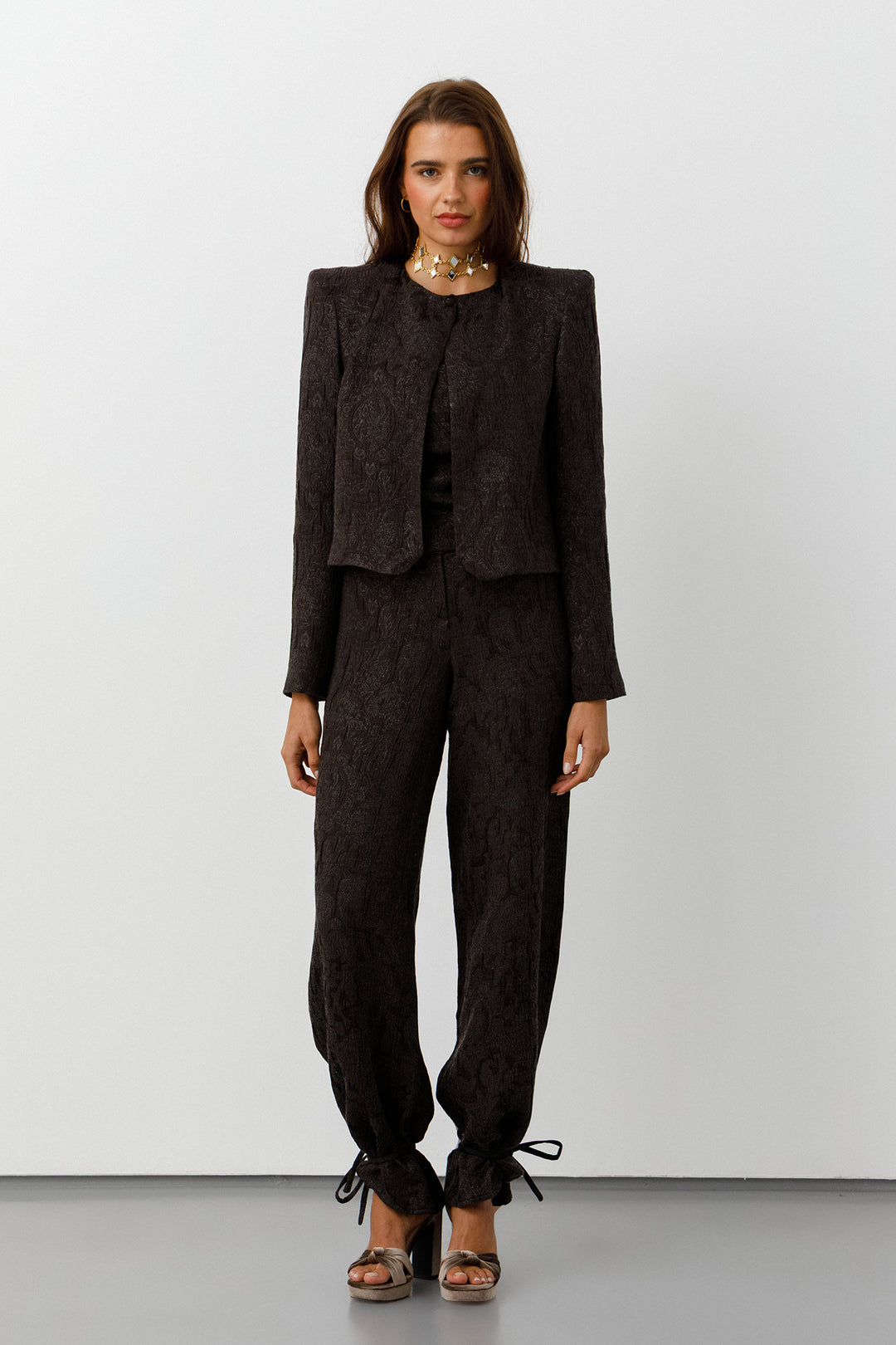 PANTALON RECTO EFECTO BOMBACHO SOL