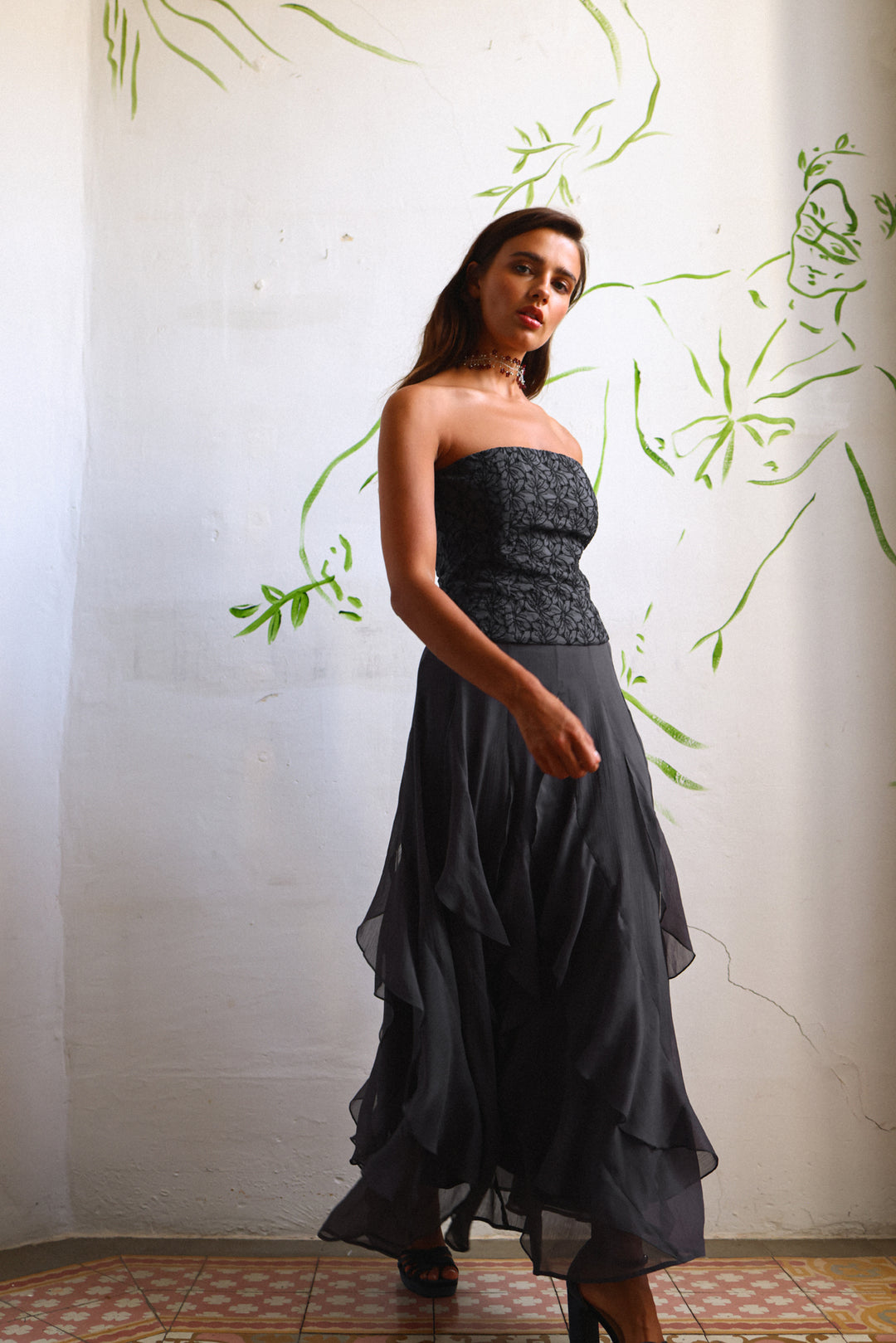 TOP BANDEAU FLORES ISABEL
