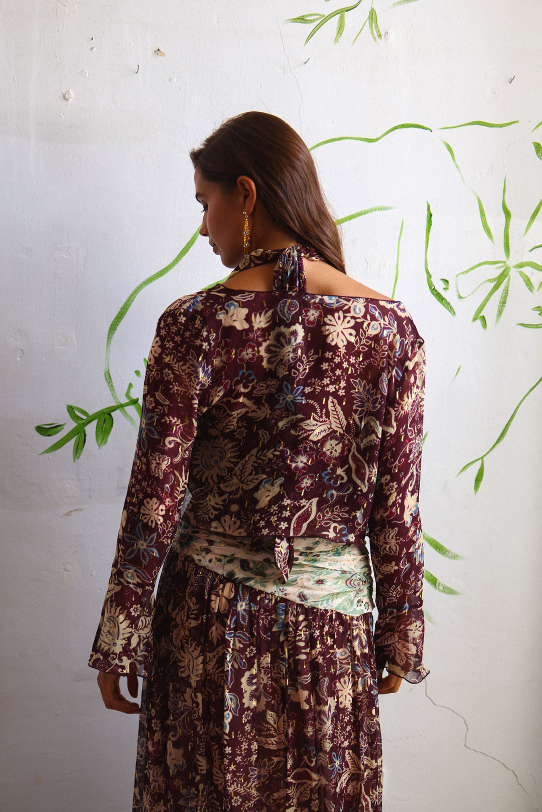 VESTIDO MIDI ASIMETRICO FLAVEA